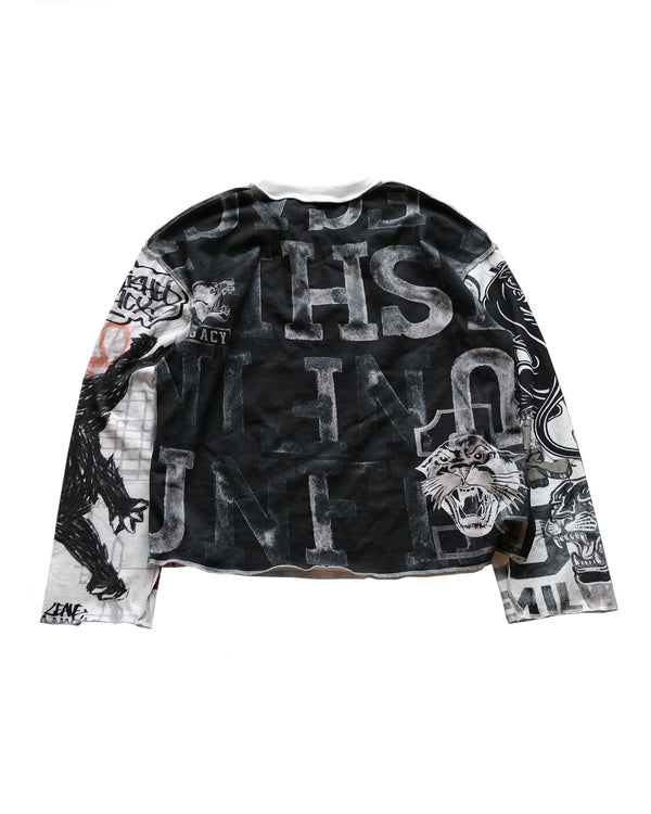 Black book, contrast long sleeve