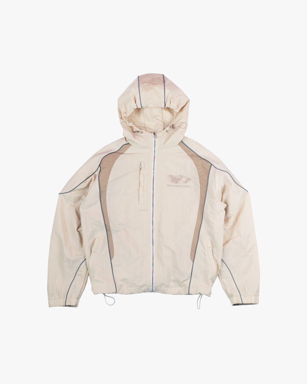 Glasswing Track Jacket, Creme
