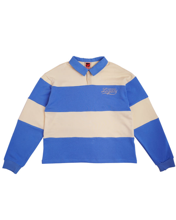Heritage, Blue/Creme Rugby Polo