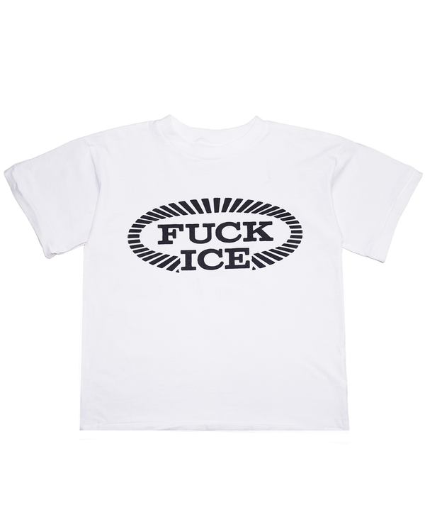 F*** Ice cypher, white t-shirt