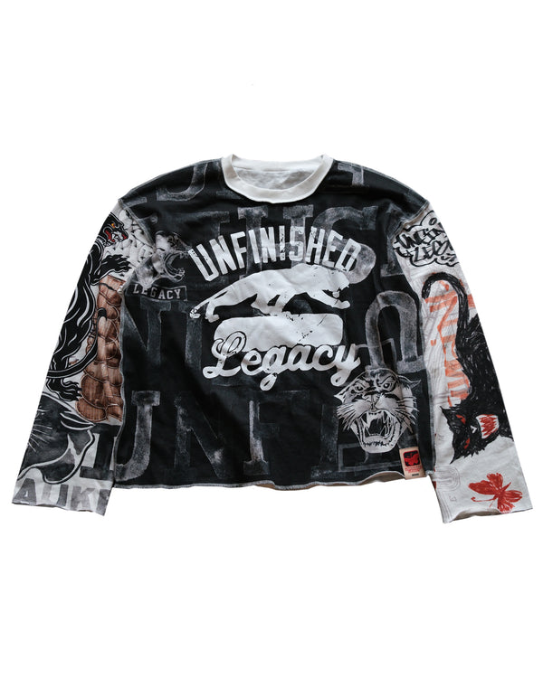 Black book, contrast long sleeve