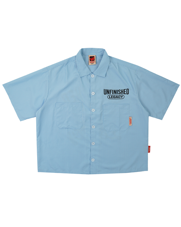 Panther, Powder blue pinstripe button up