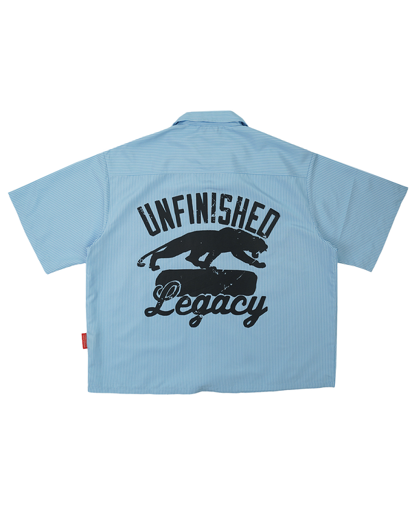 Panther, Powder blue pinstripe button up