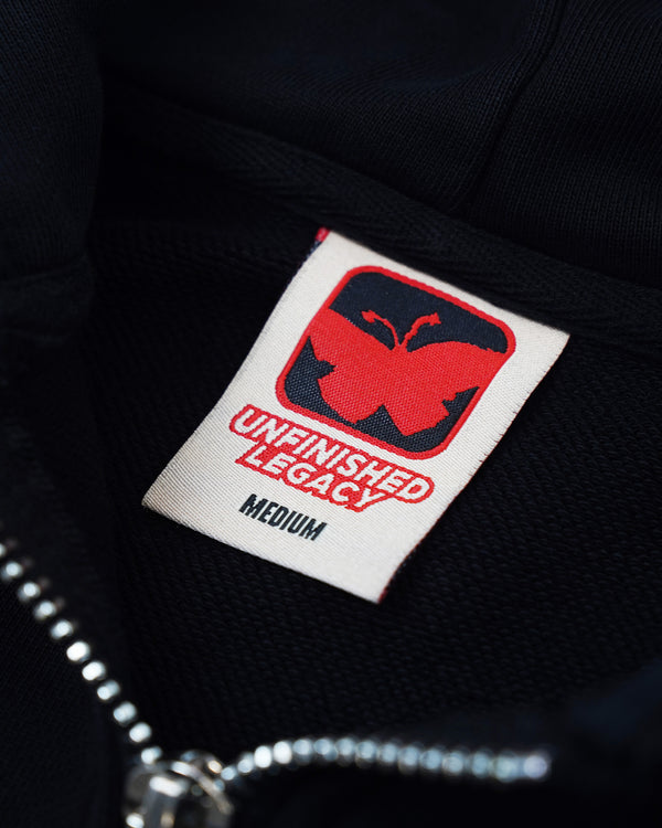 UL Script Zip Hoodie