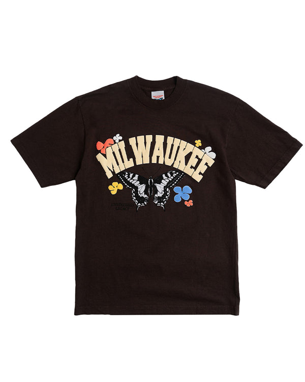 Milwaukee/Monogram, Brown t-shirt