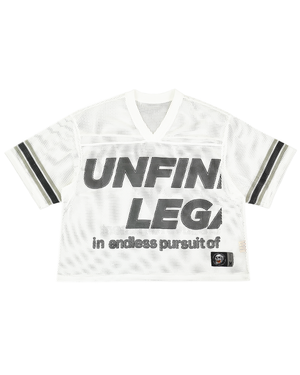 Pursuit, White V-Neck Jersey
