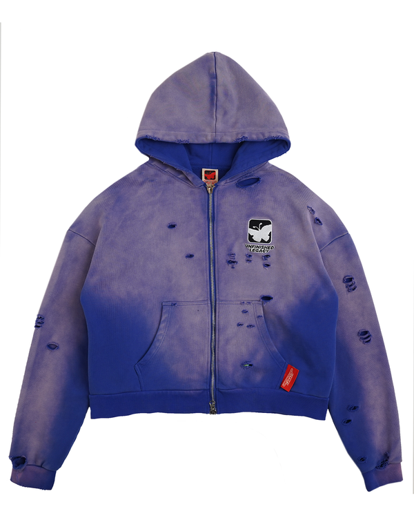 Nuba, Blue Zip Up Hoodie