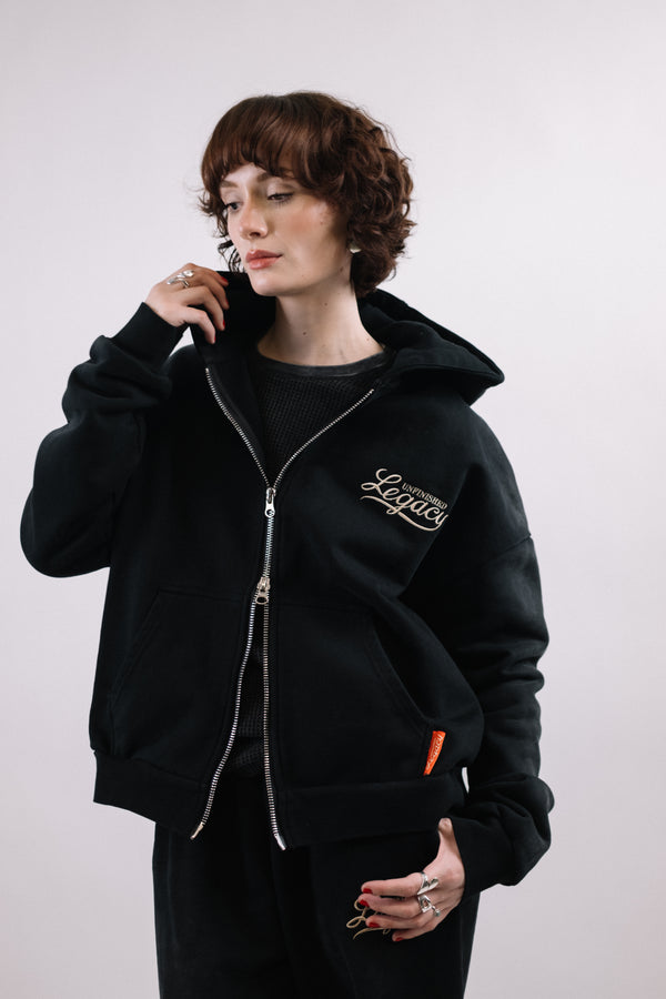 UL Script Zip Hoodie