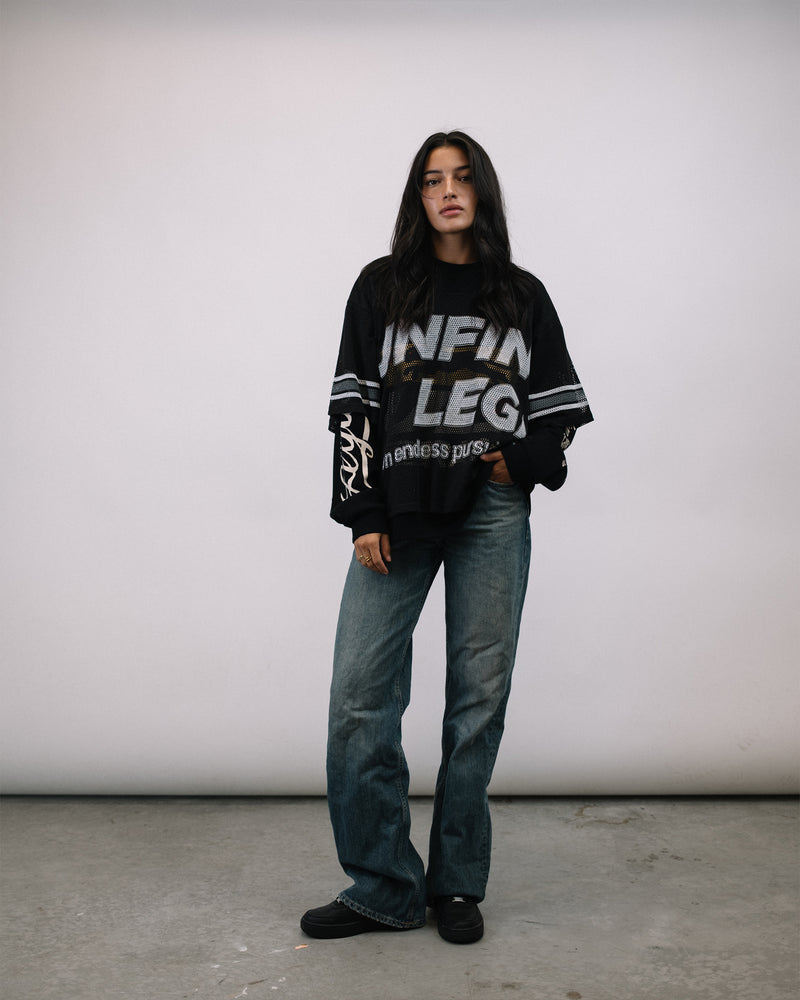 Pursuit, Black V-Neck Jersey