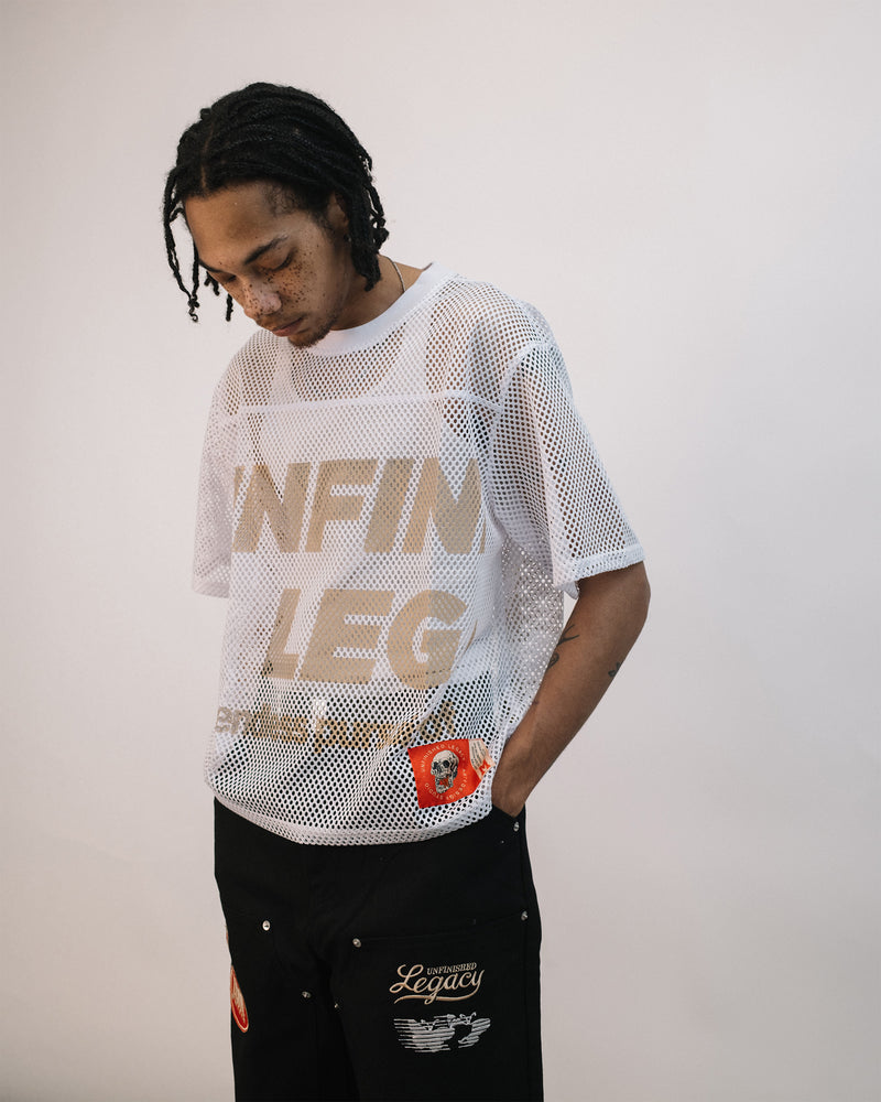 Pursuit, White Jersey (Reflective)