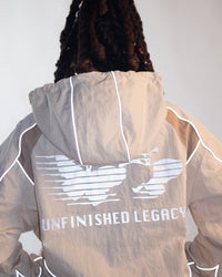 Glasswing Track Jacket, Creme