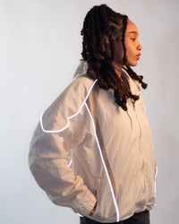 Glasswing Track Jacket, Creme