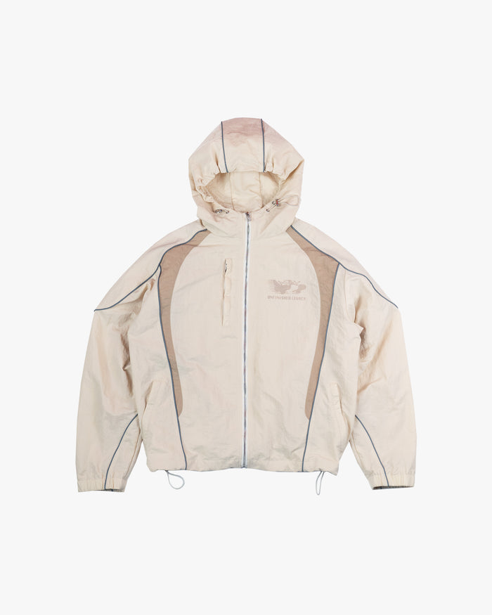 Glasswing Track Jacket, Creme