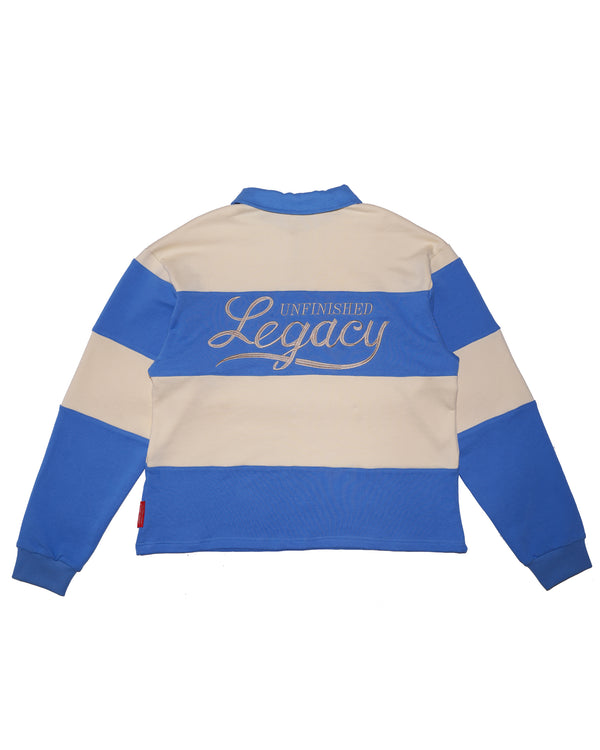 Heritage, Blue/Creme Rugby Polo