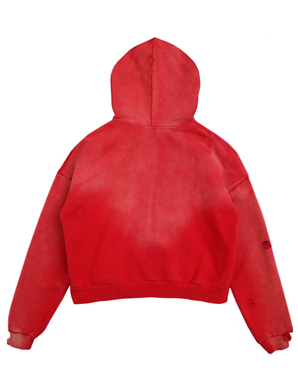 Nuba, Red Zip Up Hoodie