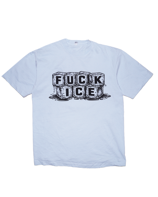 F*** Ice Cubes, light blue t-shirt