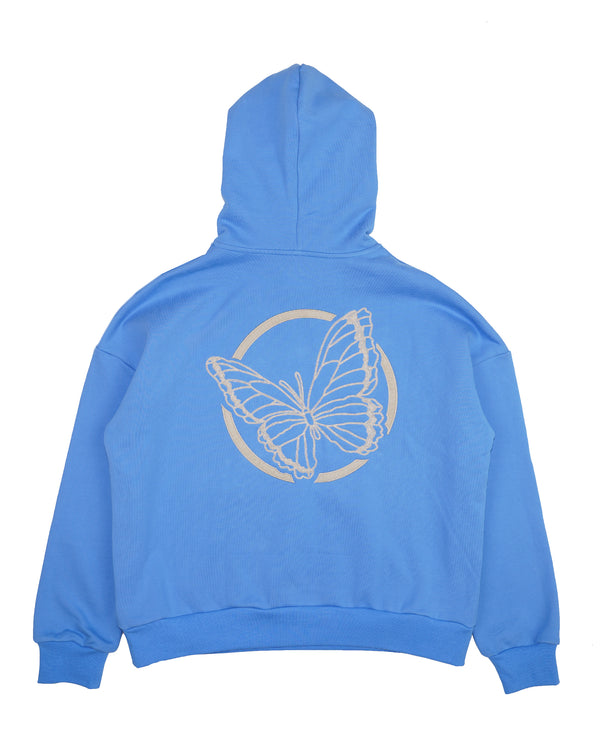 Milwaukee, "Mono" Powder Blue Hoodie