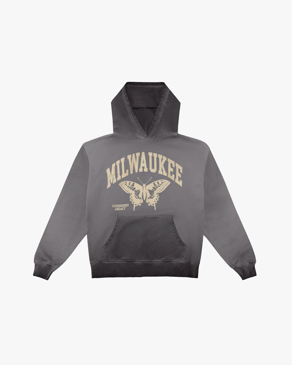 Milwaukee, Vintage Black Hoodie
