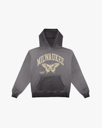 Milwaukee, Vintage Black Hoodie