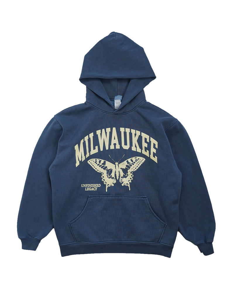 Milwaukee, A Blue Hoodie