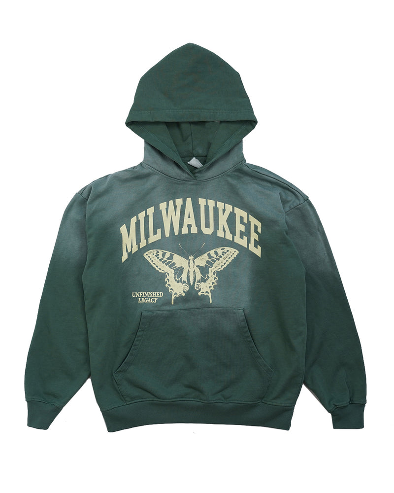 Milwaukee, A Green Hoodie