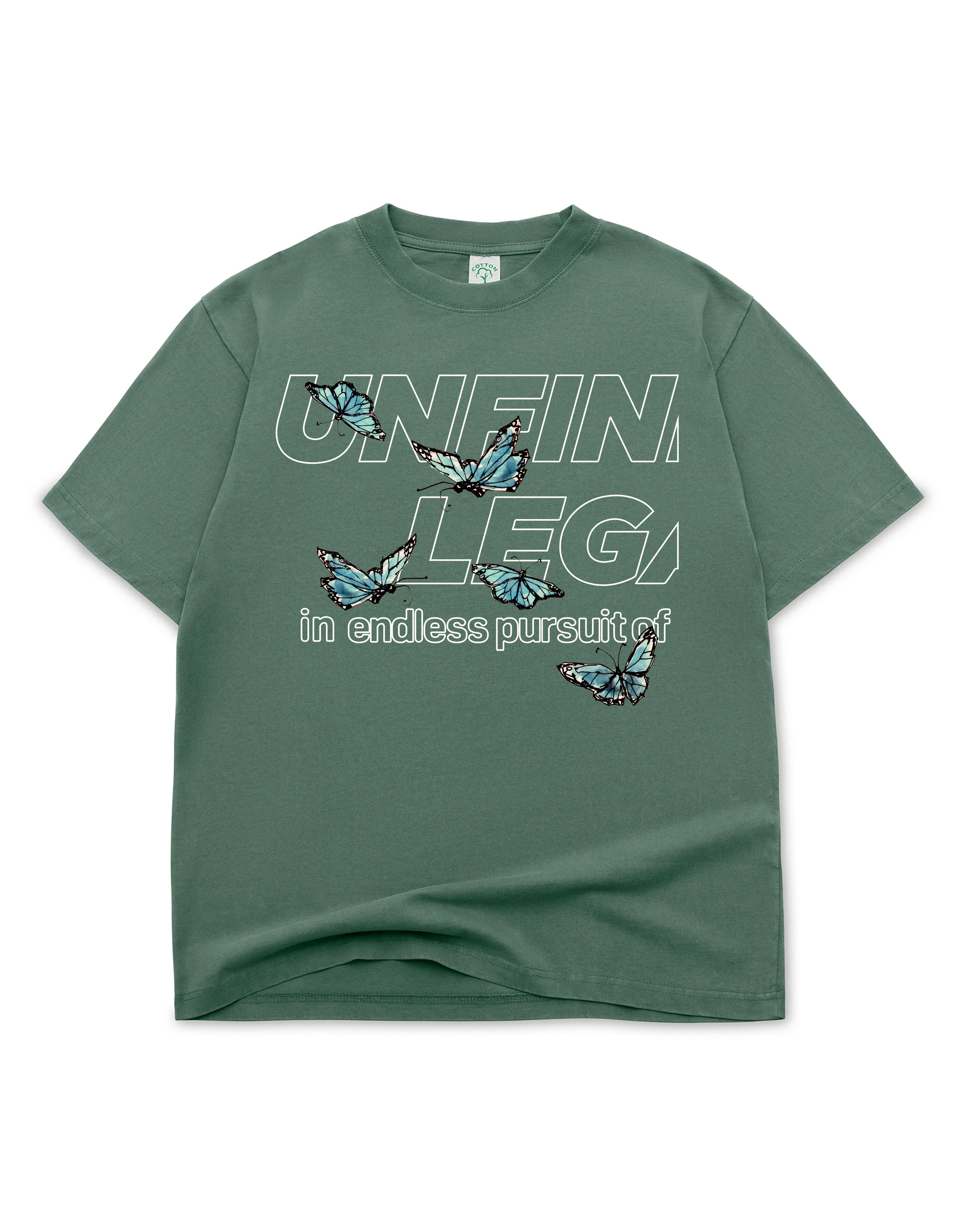 New Horizon, Vintage Green t-shirt — Unfinished Legacy