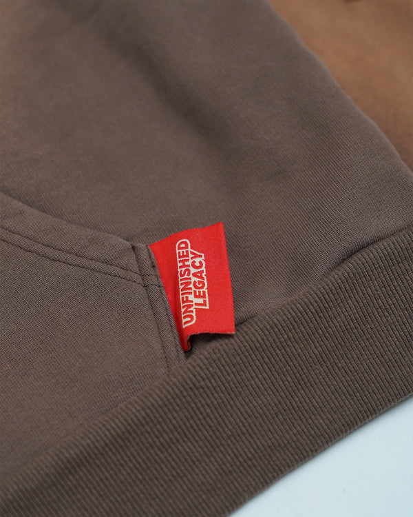 Nuba, Brown Zip Up Hoodie