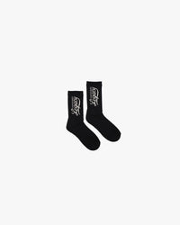 UL Script Socks in black