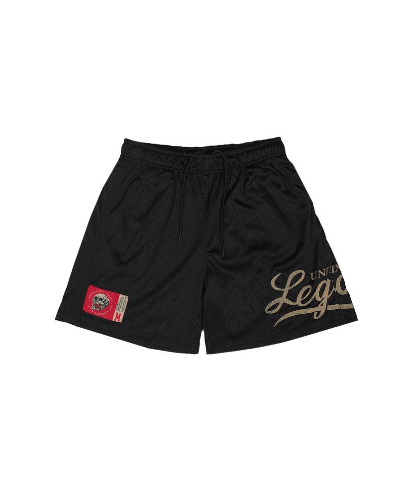 Joy, Black Mesh Shorts