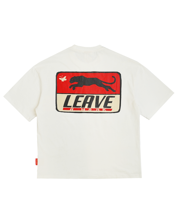 Racer, white t-shirt