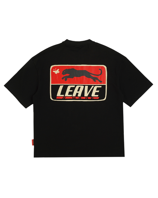 Racer, black t-shirt