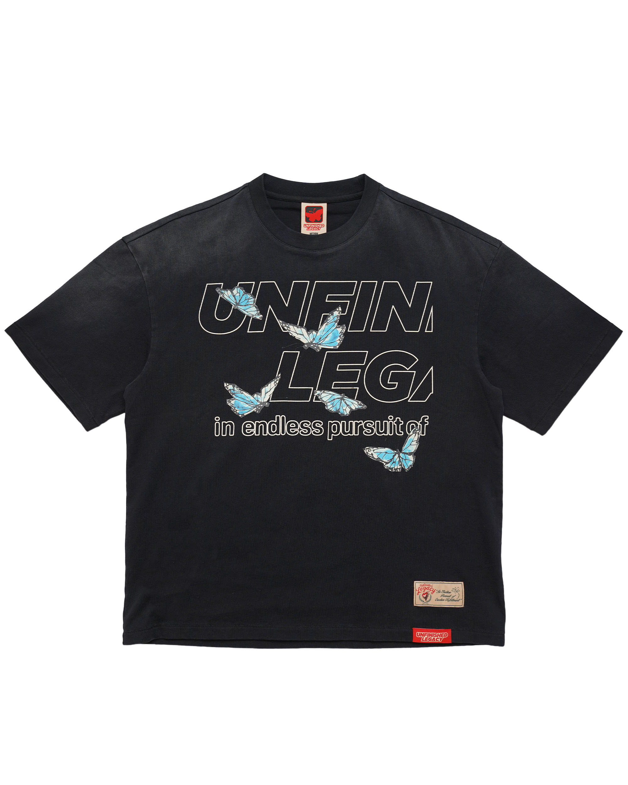 New Horizon, black t-shirt – Unfinished Legacy