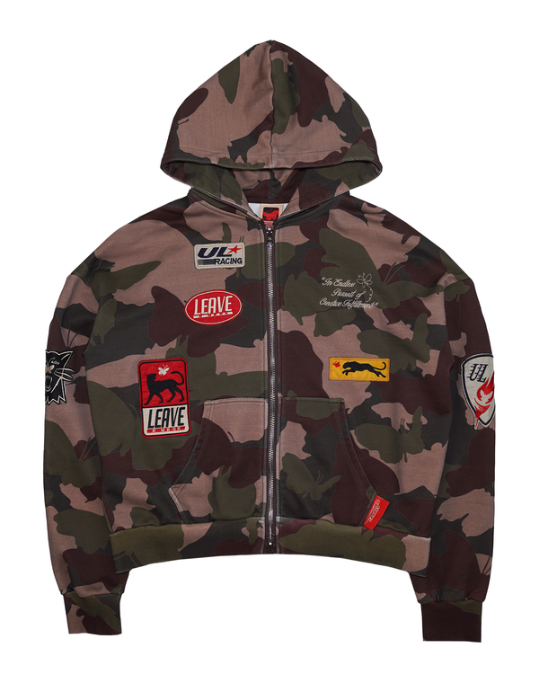 Joy, Camo Zip Up Hoodie