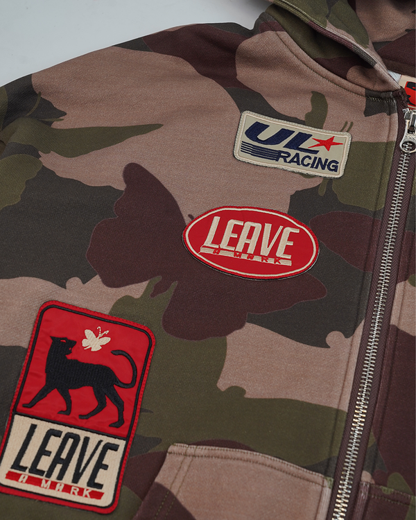 Joy, Camo Zip Up Hoodie