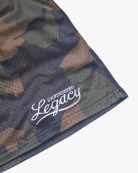 Basic Mesh Shorts, Camo