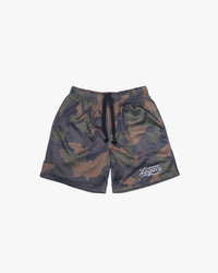 Basic Mesh Shorts, Camo