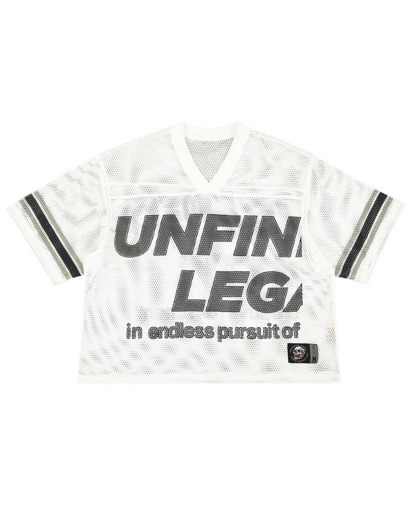 Pursuit, White V-Neck Jersey