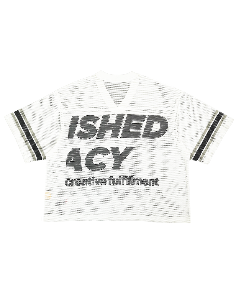 Pursuit, White V-Neck Jersey